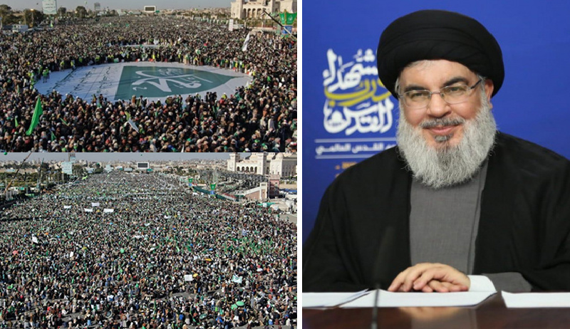 Seyyid Nasrallah Yemenlilerin Muhammedi sevdasını örnek gösterdi: Biz de başarmalıyız