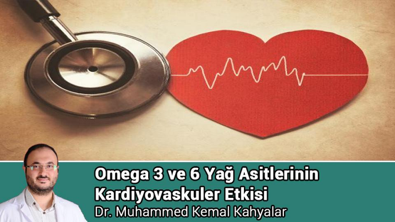 Dr. Muhammed Kemal Kahyalar Yazdı: Omega 3 ve 6 Yağ Asitlerinin Kardiyovaskuler Etkisi  