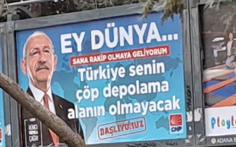 Kemal Kılıçdaroğlu, afişe çıktı, adaylığını ilan etti gibi....