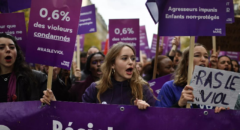 Araştırma: Fransa'da neredeyse her 3 kadından biri tecavüze uğruyor..