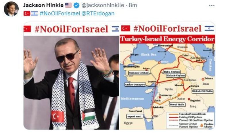 Sosyal Medya'da viral olan kampanya: 'Erdoğan, İsrail'e petrolü kes'