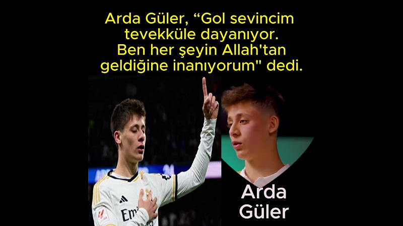 Arda Güler'den anlamlı sözler: Gol sevincim tevekküle dayanıyor..